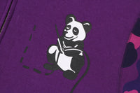 COLOR CAMO PANDA FULL ZIP HOODIE