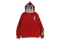 COLOR CAMO PANDA FULL ZIP HOODIE