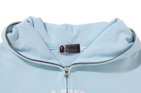 COLLEGE GRADATION RELAXED FIT FULL ZIP HOODIE