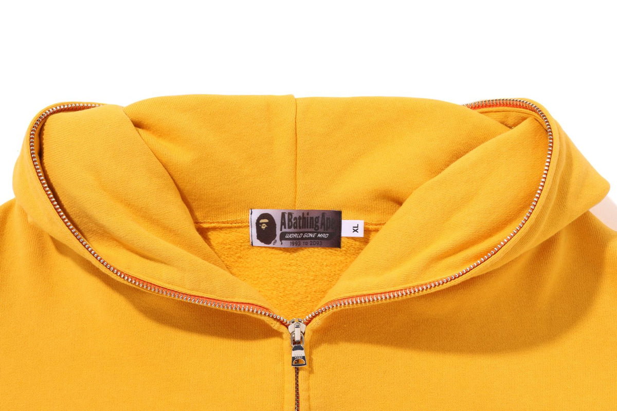 COLLEGE GRADATION RELAXED FIT FULL ZIP HOODIE