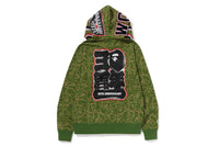 BAPEÂ® 30TH ANNIV. LINE CAMO SHARK FULL ZIP HOODIE