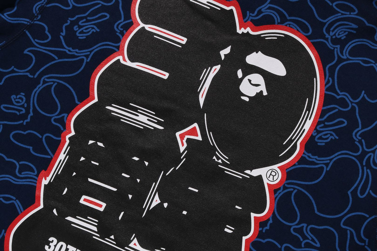 BAPEÂ® 30TH ANNIV. LINE CAMO SHARK FULL ZIP HOODIE