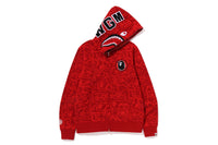 BAPEÂ® 30TH ANNIV. LINE CAMO SHARK FULL ZIP HOODIE