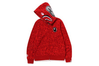 BAPEÂ® 30TH ANNIV. LINE CAMO SHARK FULL ZIP HOODIE