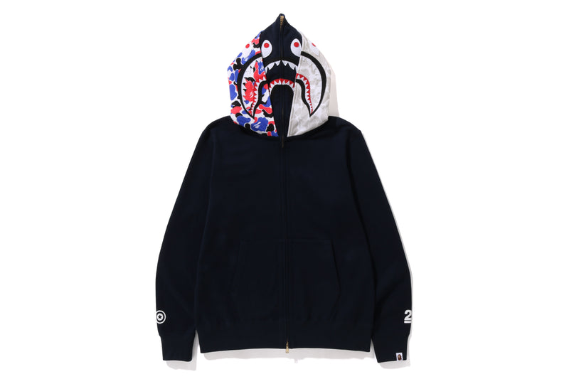 BAPE STORE LONDON 2ND ANNIV. SHARK FULL ZIP DOUBLE HOODIE