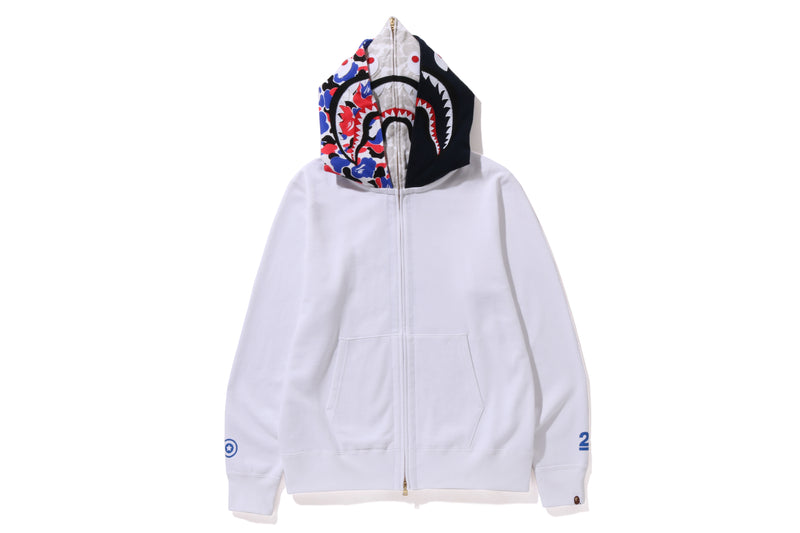 BAPE STORE LONDON 2ND ANNIV. SHARK FULL ZIP DOUBLE HOODIE