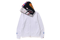 BAPE STORE LONDON 2ND ANNIV. SHARK FULL ZIP DOUBLE HOODIE