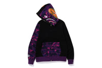 COLOR CAMO SHARK FULL ZIP HOODIE