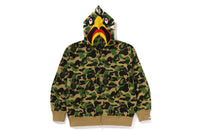 BAPE X READYMADE COTTON ABC CAMO EAGLE RELAXED FIT FULL ZIP HOODIE JACKET