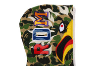 BAPE X READYMADE COTTON ABC CAMO EAGLE RELAXED FIT FULL ZIP HOODIE JACKET