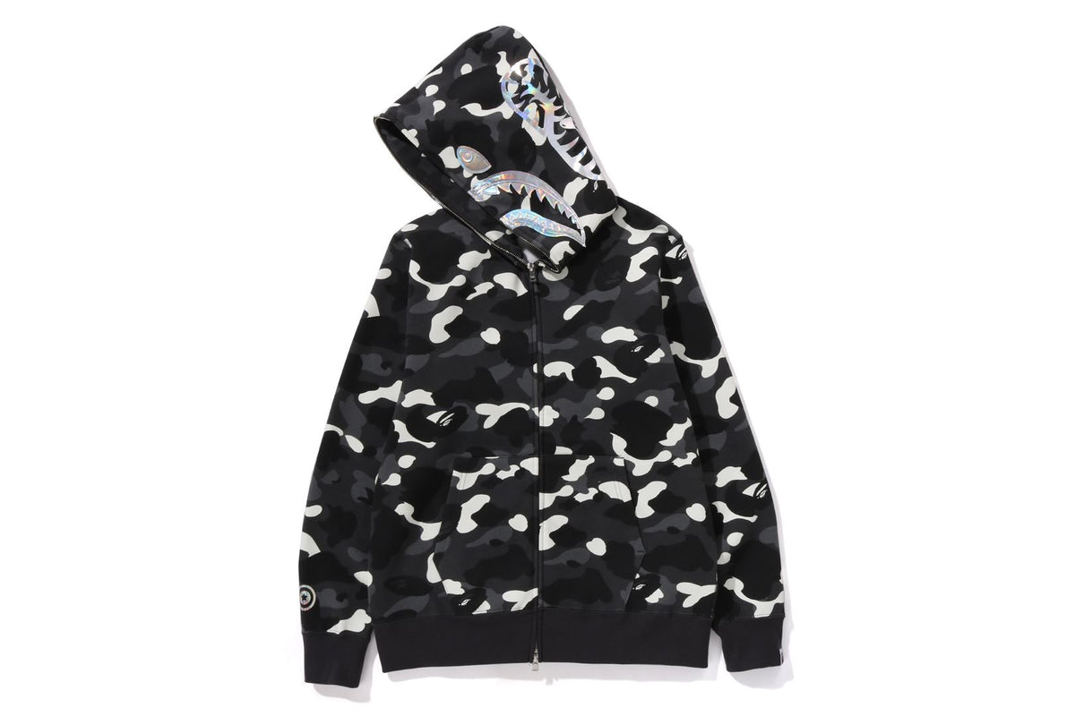 CITY CAMO SHARK FULL ZIP HOODIE