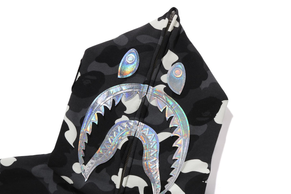 CITY CAMO SHARK FULL ZIP HOODIE