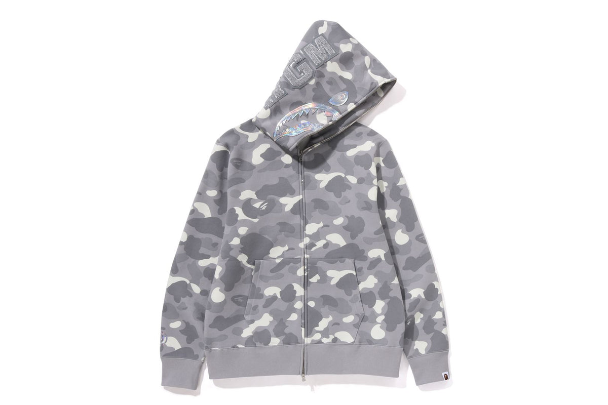 CITY CAMO SHARK FULL ZIP HOODIE