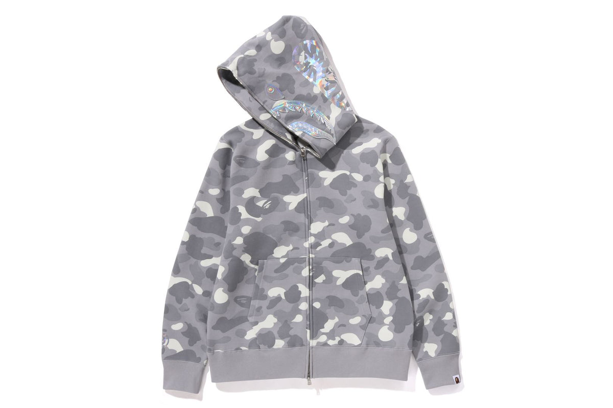 CITY CAMO SHARK FULL ZIP HOODIE
