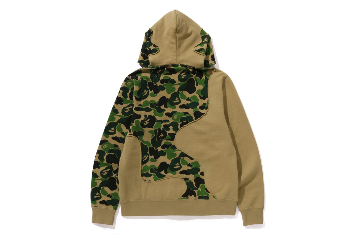 ABC CAMO PATCHWORK FULL ZIP HOODIE
