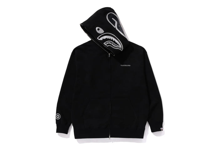 INK CAMO SHARK ZIP HOODIE