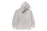 INK CAMO SHARK ZIP HOODIE