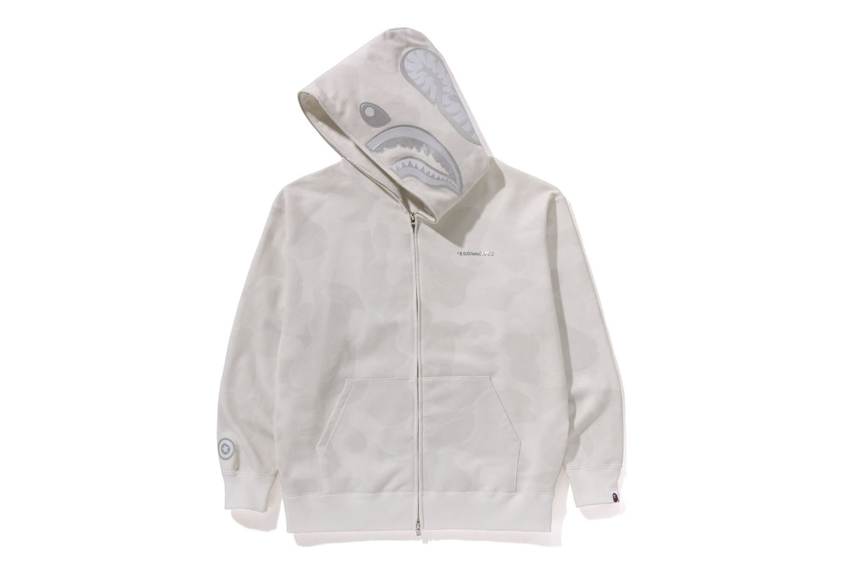 INK CAMO SHARK ZIP HOODIE
