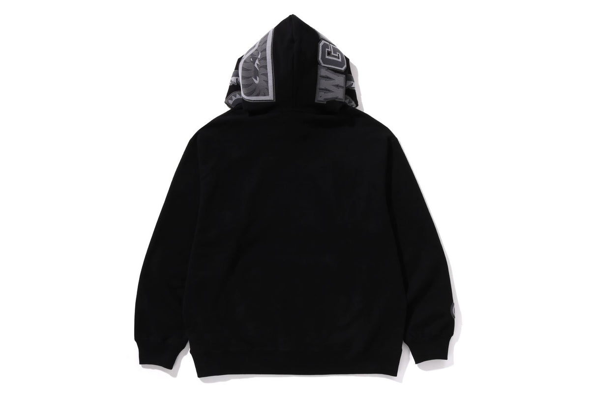 APE HEAD ONE POINT SHARK ZIP HOODIE MENS