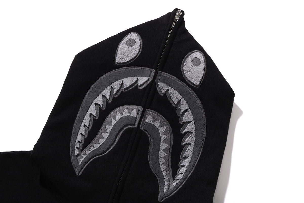 APE HEAD ONE POINT SHARK ZIP HOODIE MENS