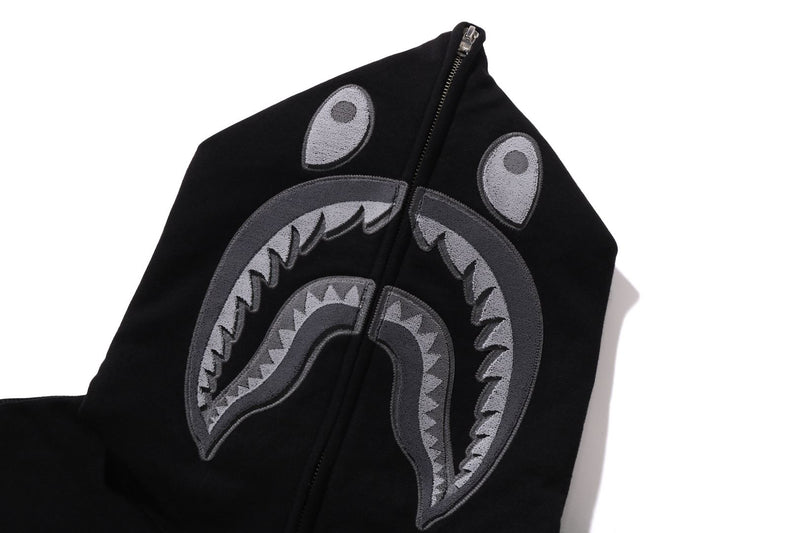 APE HEAD ONE POINT SHARK ZIP HOODIE MENS