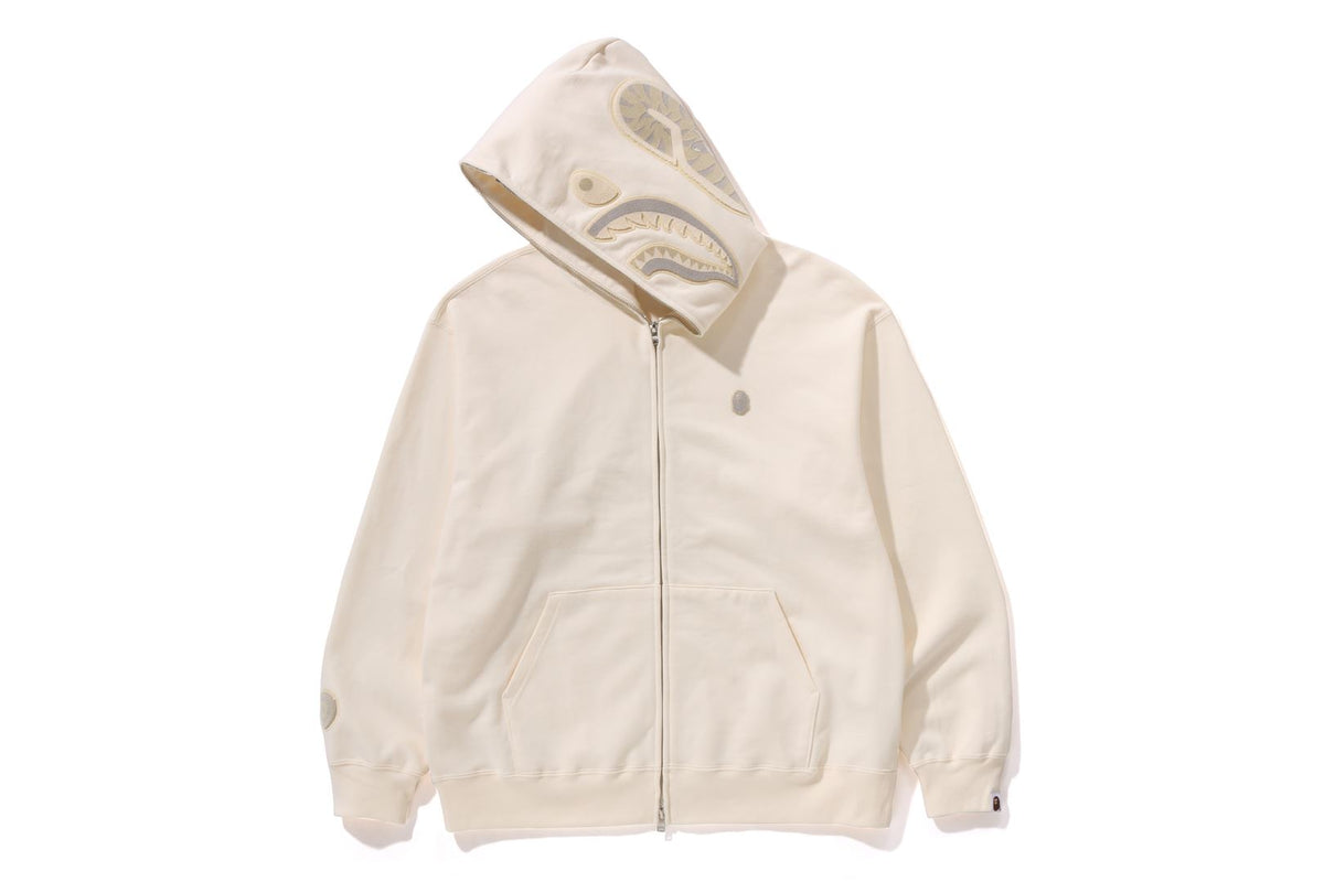 APE HEAD ONE POINT SHARK ZIP HOODIE MENS