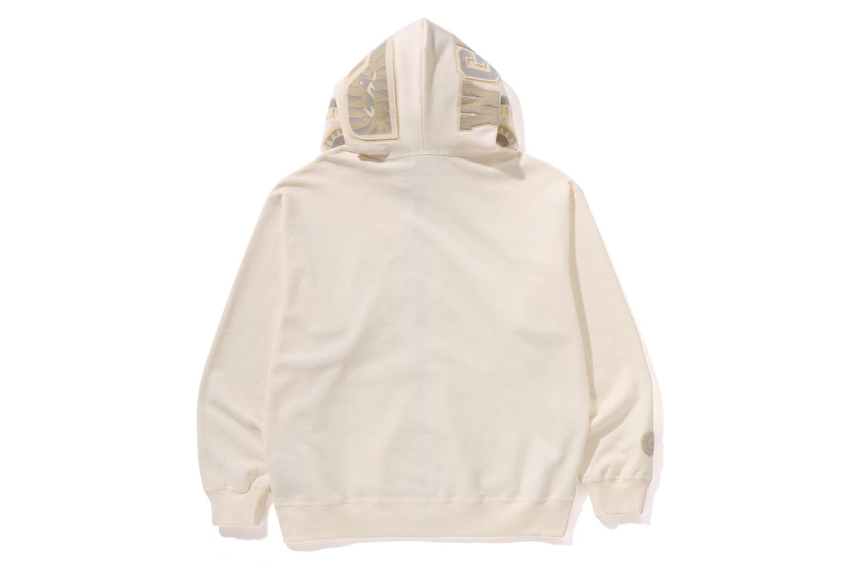 APE HEAD ONE POINT SHARK ZIP HOODIE MENS