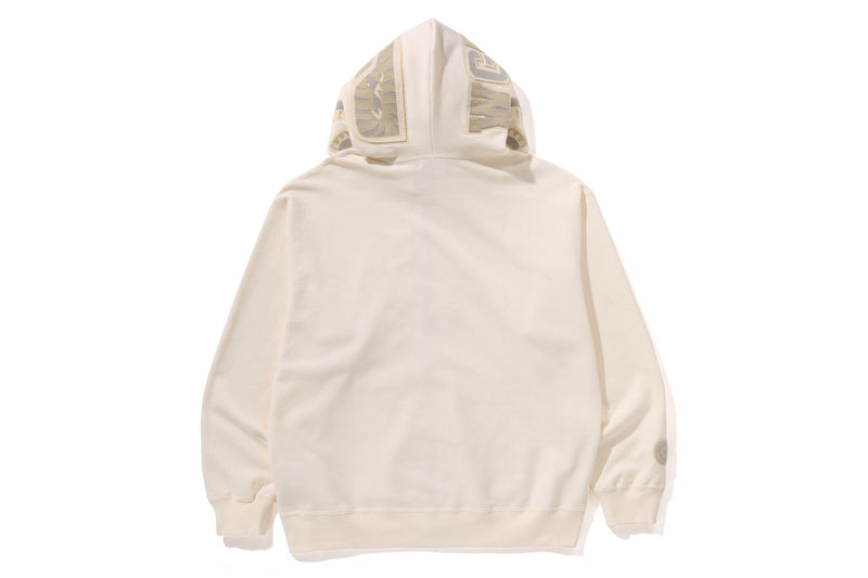 APE HEAD ONE POINT SHARK ZIP HOODIE MENS
