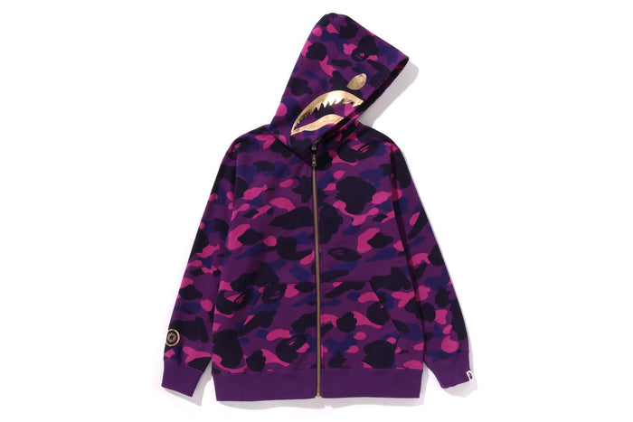 COLOR CAMO SHARK ZIP HOODIE JUNIOR