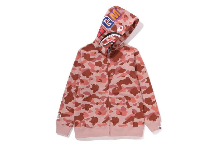 1ST CAMO SHARK ZIP HOODIE JUNIOR