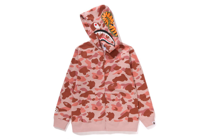 1ST CAMO SHARK ZIP HOODIE JUNIOR