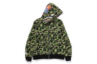 BAPE MENS ABC CAMO REVERSIBLE  SHARK FULL ZIP HOODIE JACKET
