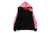 BAPE MENS ABC CAMO REVERSIBLE  SHARK FULL ZIP HOODIE JACKET