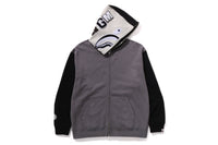 BAPE MENS SHARK PRINT FULL ZIP HOODIE #1