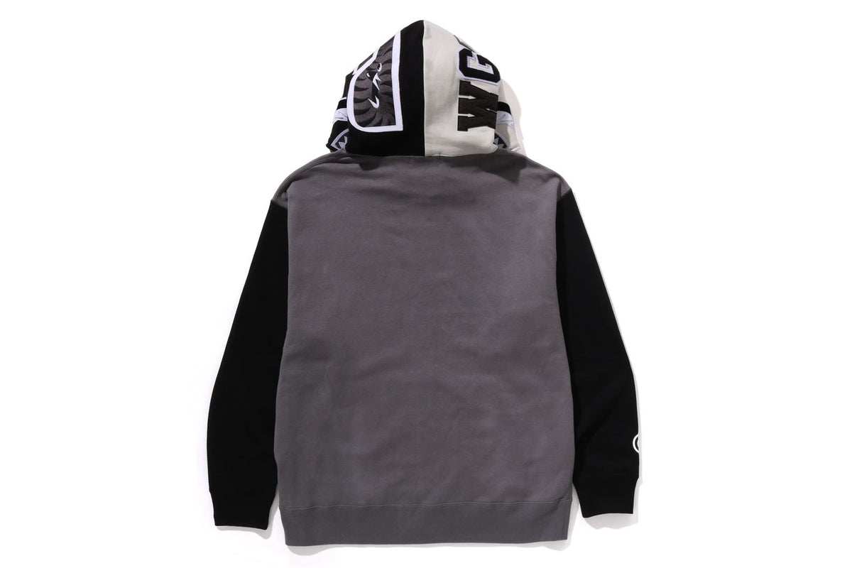 BAPE MENS SHARK PRINT FULL ZIP HOODIE #1