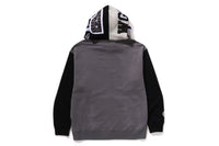 BAPE MENS SHARK PRINT FULL ZIP HOODIE #1