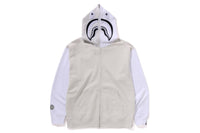 BAPE MENS SHARK PRINT FULL ZIP HOODIE #1