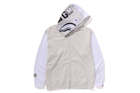 BAPE MENS SHARK PRINT FULL ZIP HOODIE #1