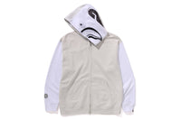 BAPE MENS SHARK PRINT FULL ZIP HOODIE #1