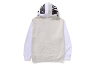 BAPE MENS SHARK PRINT FULL ZIP HOODIE #1