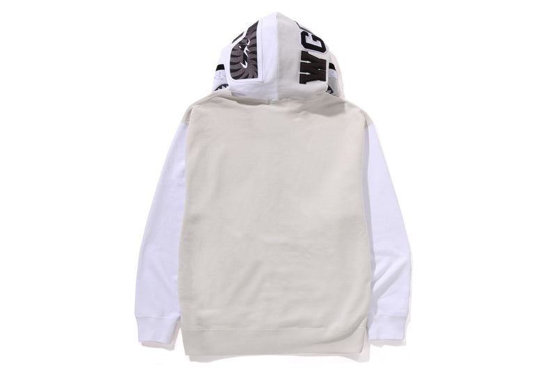 BAPE MENS SHARK PRINT FULL ZIP HOODIE #1