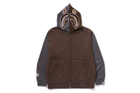 BAPE MENS SHARK PRINT FULL ZIP HOODIE #2