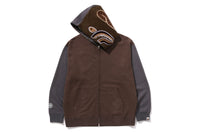 BAPE MENS SHARK PRINT FULL ZIP HOODIE #2