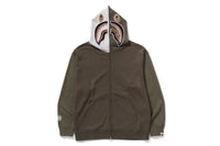 BAPE MENS SHARK PRINT FULL ZIP HOODIE #2