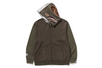 BAPE MENS SHARK PRINT FULL ZIP HOODIE #2