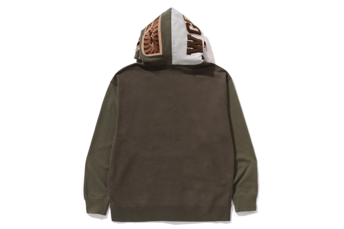 BAPE MENS SHARK PRINT FULL ZIP HOODIE #2