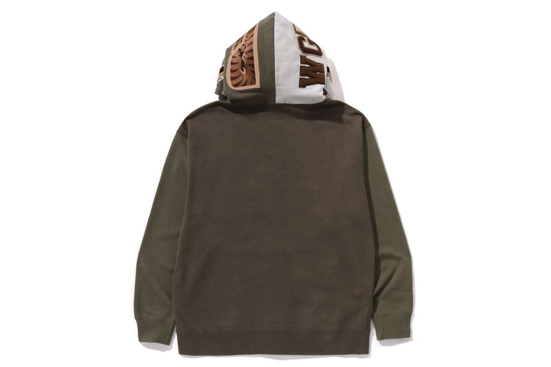 BAPE MENS SHARK PRINT FULL ZIP HOODIE #2