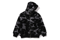 BAPE MENS ABC CAMO BOA SHARK RELAXED FIT FULL ZIP HOODIE JACKET