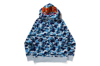 BAPE MENS ABC CAMO SHARK FULL ZIP HOODIE JACKET
