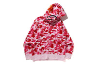 BAPE MENS ABC CAMO SHARK FULL ZIP HOODIE JACKET
